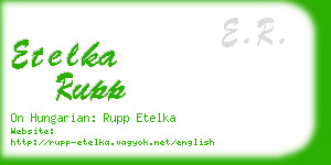 etelka rupp business card